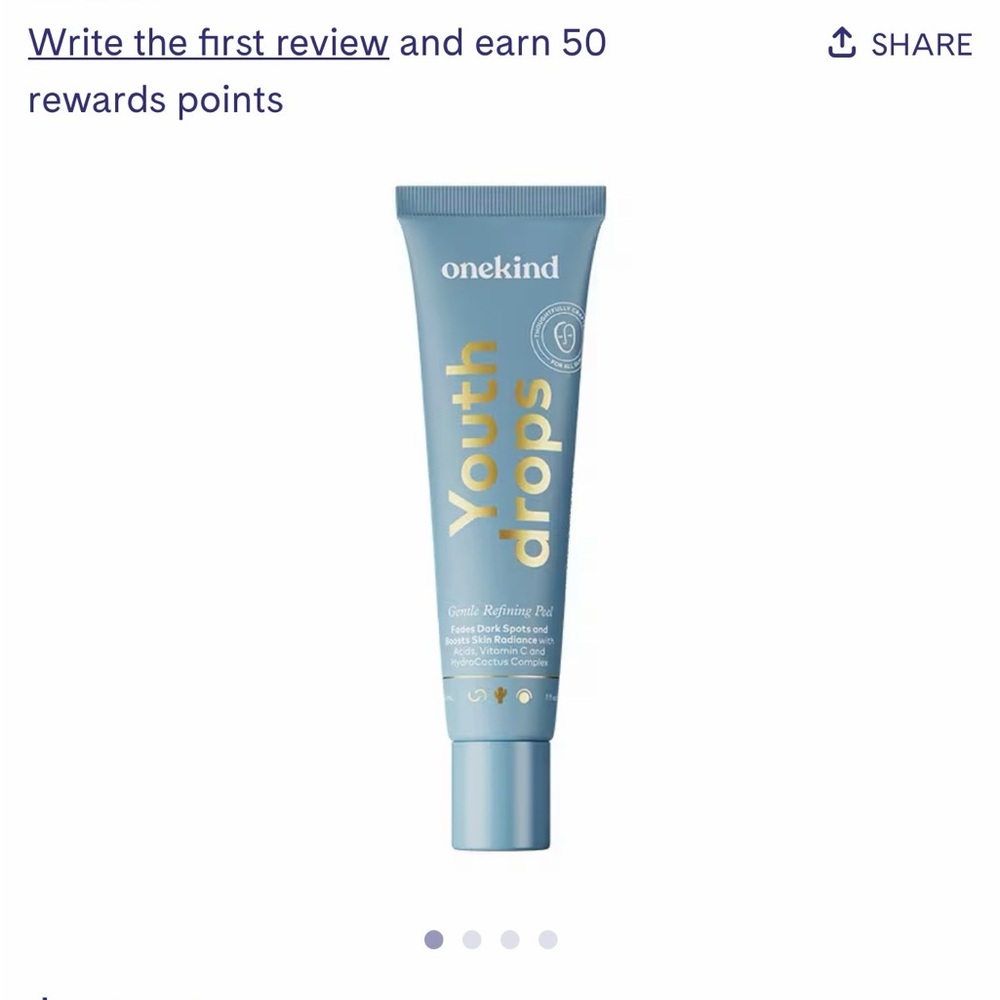 Onekind Youth Drops Gentle Refining Peel - Blue